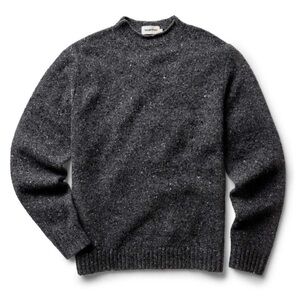 Taylor Stitch Seafarer Sweater in Charcoal Donegal